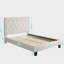 Lit plateforme tapissier en bois avec tête de lit Teddy-130905927-130905926
