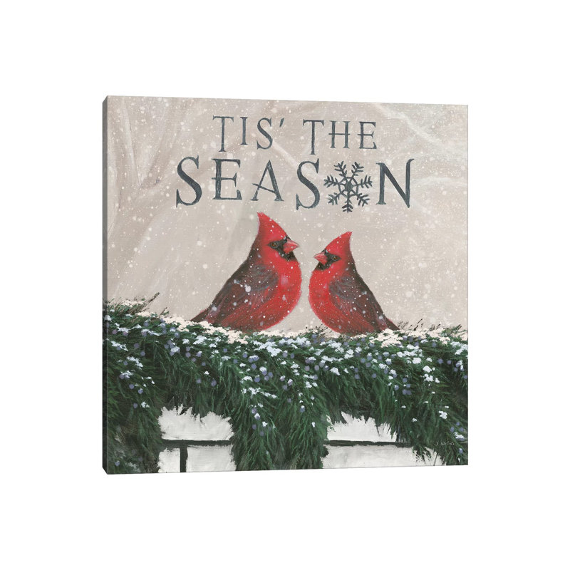 Christmas Affinity X Two Birds by James Wiens - Wrapped Canvas Painting, 93.98 cm H x 93.98 cm W x 1.91 cm D