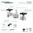 Kingston Brass Duchess Two-Handle 3-Hole Deck Mount Widespread Bathroom Faucet with Brass Pop-Up Drain-12624709