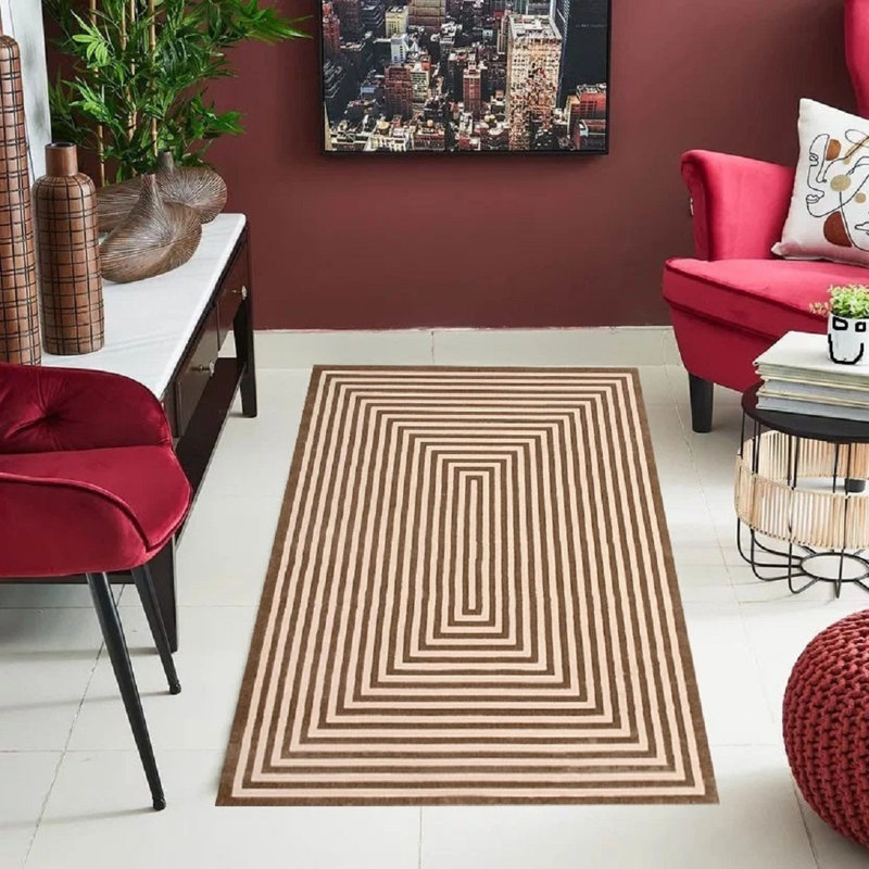 Striped 120cm X 170cm Area Rug