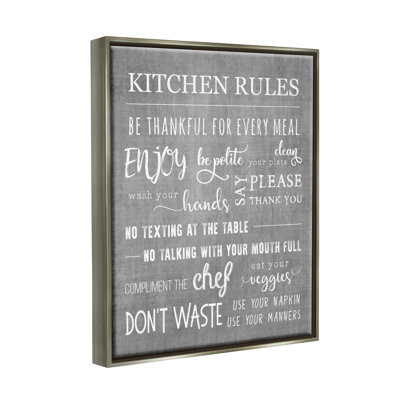 " Kitchen Rules Rustic Gray List " by CAD