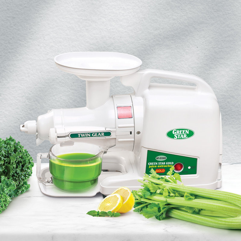 Tribest Greenstar® 190 Watt Electric Slow Masticating & Cold Press Juicer