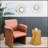 Exquisite Golden Tree Trunk Stool, a Stunning and Versatile Accent Piece for Any Room