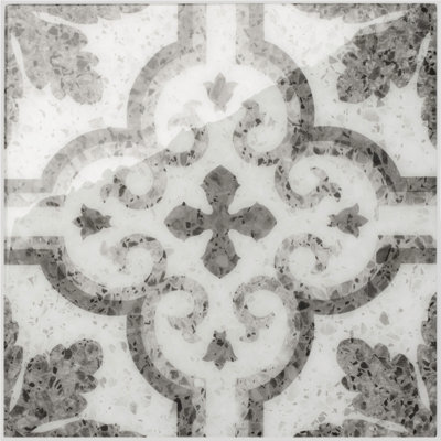 Peel and Stick Gel Backsplash Tile Vintage 8" x 8" (Set of 4)
