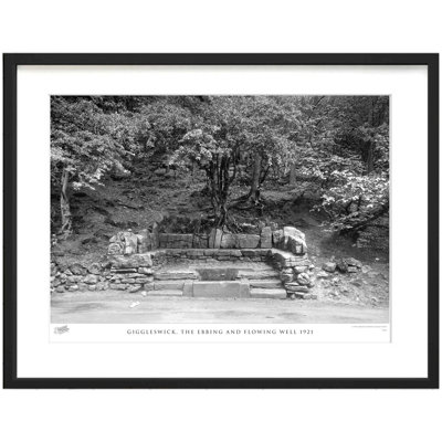 Giggleswick, The Ebbing And Flowing Well 1921 - Single Picture Frame Print
