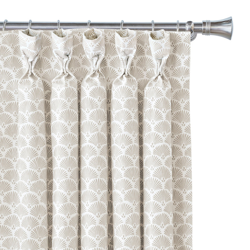 Panneau de rideau obscurcissant 100% coton Casa Guava, L 20 po x L 108 po