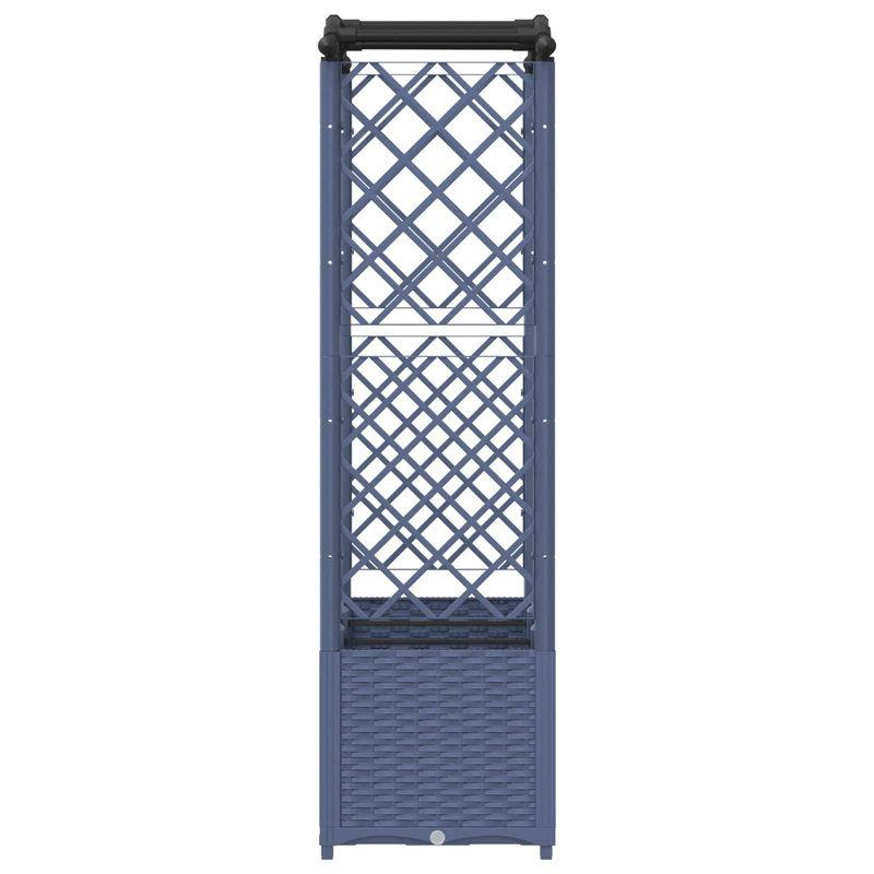 Raised Garden Bed, 142cm H x 164cm W x 40cm D, Grey