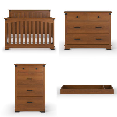 Redmond Full Panel 4-Piece Nursery Furniture Set
