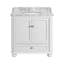 Meuble-lavabo 36 po avec comptoir et dosseret