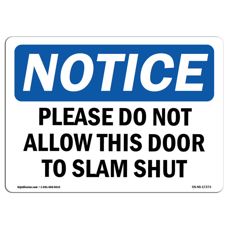 Notice Sign
