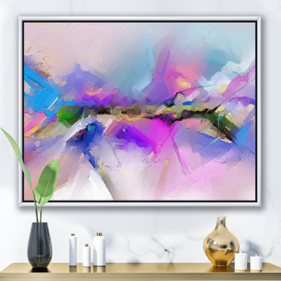 " Black River On Purple And Blue Landscape "