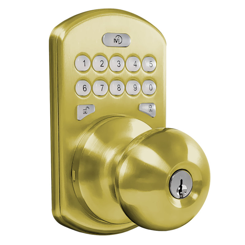 Bouton de porte électronique, Laiton poli