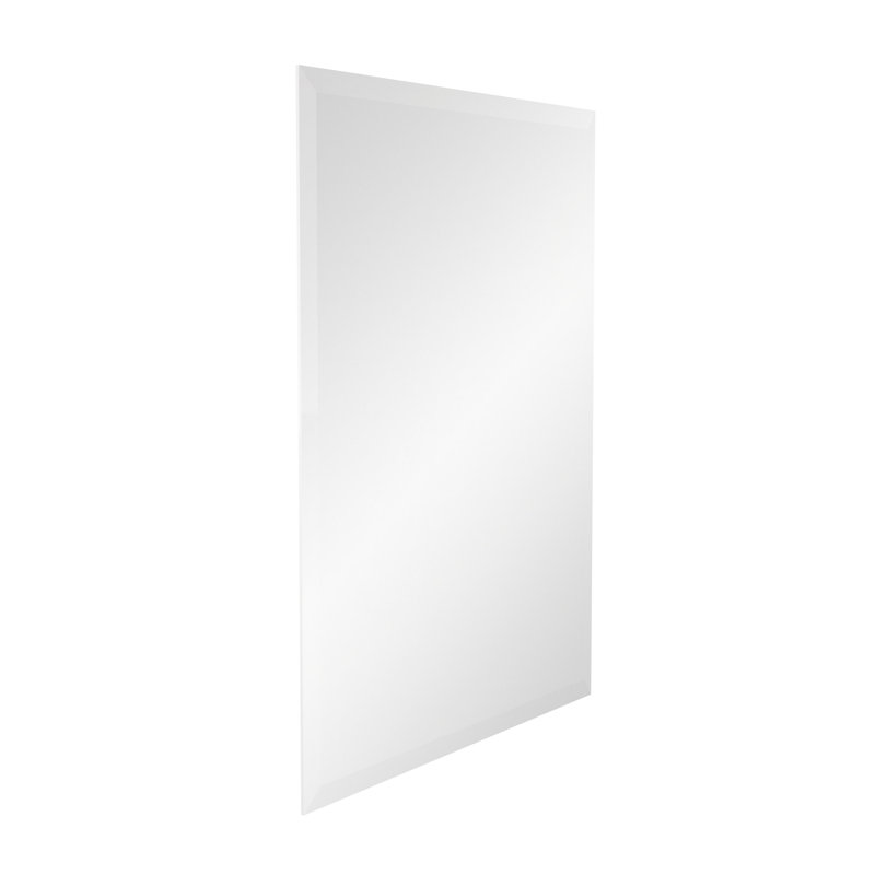 Miroir de salle de bain biseauté sans cadre, 26 po x 21 po