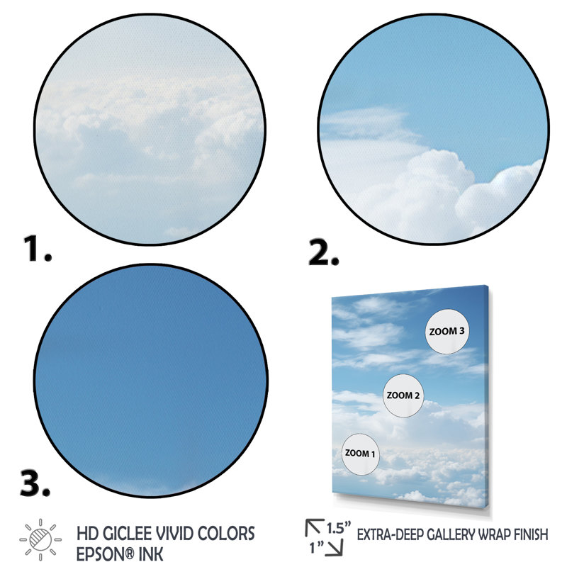 «White Sky Pure Elegance IV», impressions sur toile, H 40 po x l 30 po x P 1,5 po, Cadre photo argenté