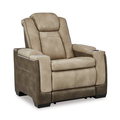 Faux Leather Power Recliner