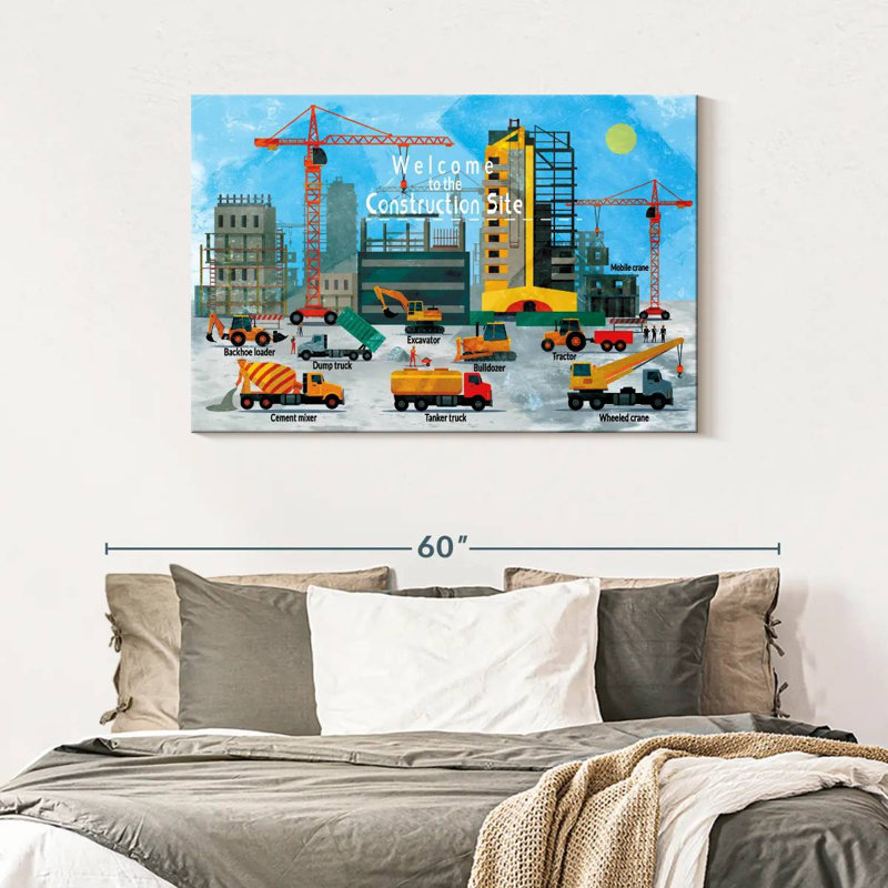 Tableau des chantiers Ashelle, H 30 po x l 45 po