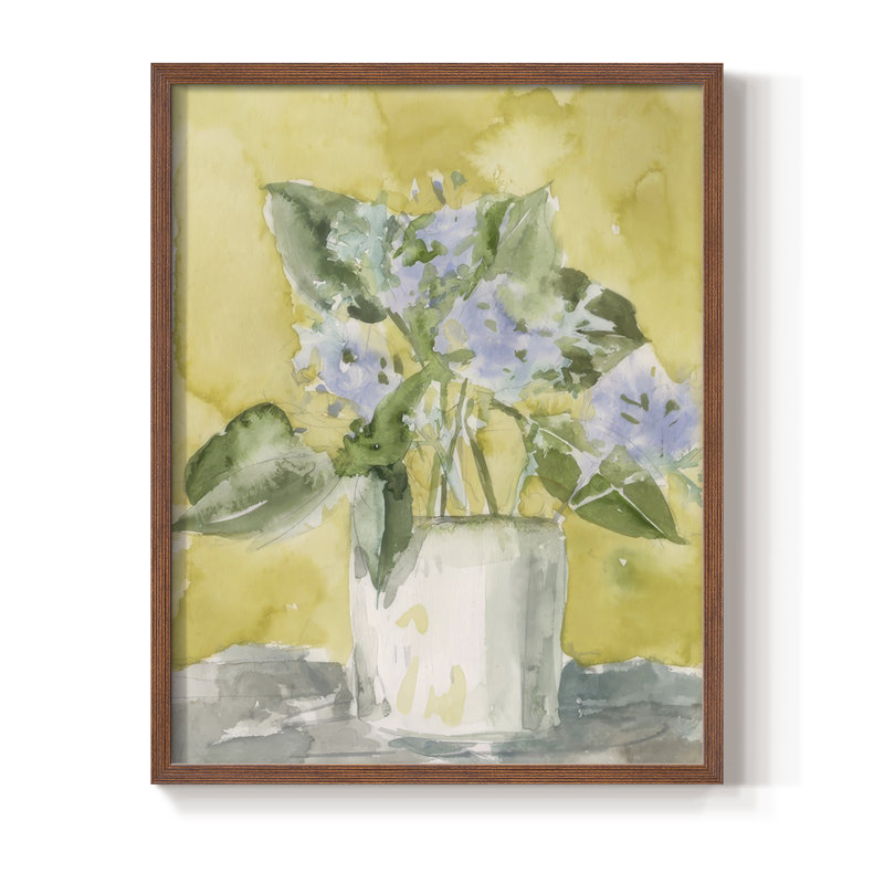 Lilac Dreams I, reproduction encadrée - bois massif, H 30 po x l 24 po, Noyer