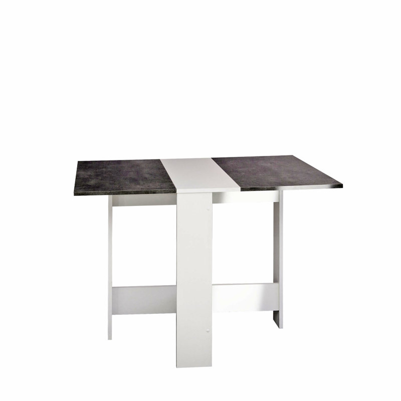 Vatasha Dining Table, White/Concrete