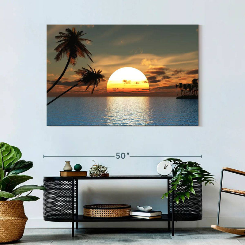 Gillard Ocean Palms Sundown, 32" H x 48" W