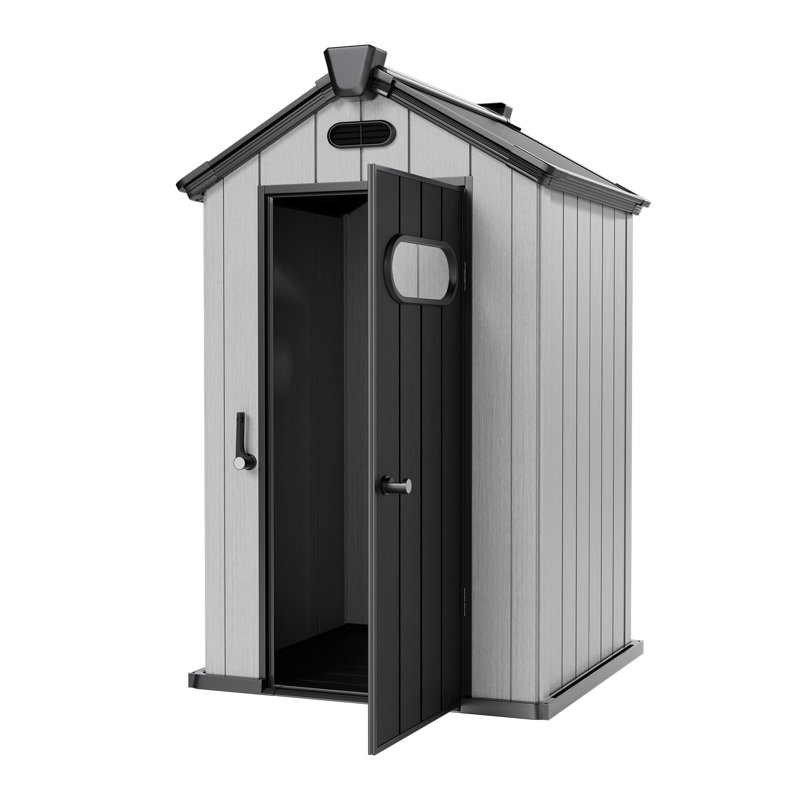 iYofe 4 ft. W x 4 ft. D Resin Storage Shed