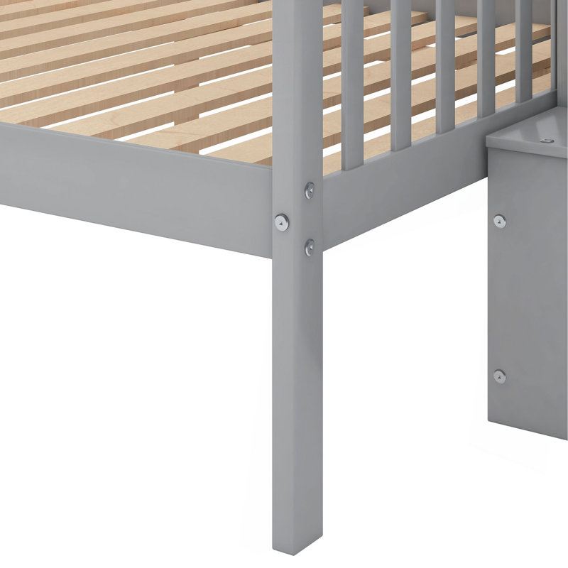 Keogh Platform Storage Bed, Gray