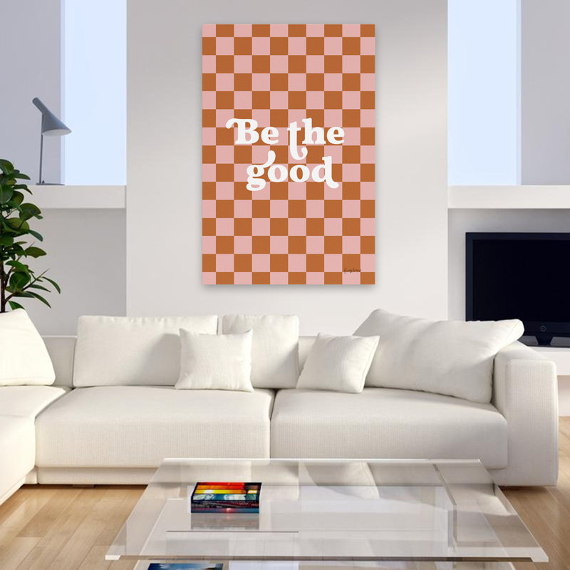«Be The Good II», art inspirant des dames brunes, H 48 po x l 32 po