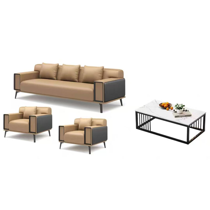 Simple modern creative office sofa set