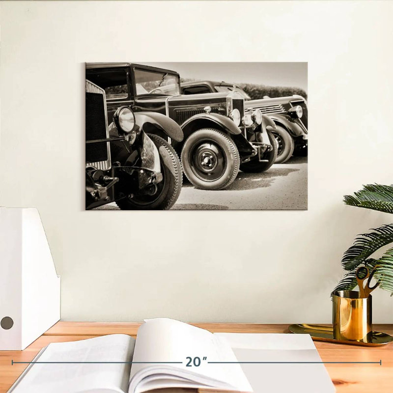 Voitures monochromes Mehar, H 8 po x l 12 po