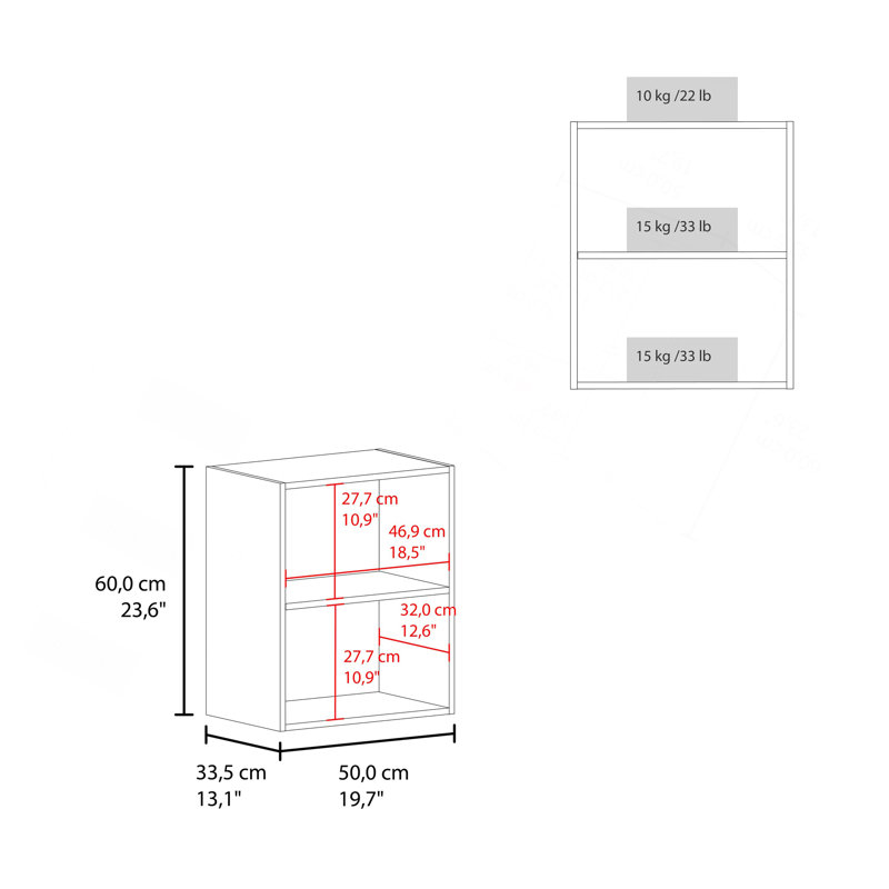 Wall Cabinet With 1 Door, Black