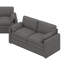 Ensemble de canapés 6 sièges 6 pièces, ensemble de canapés confortables surdimensionnés 3 pièces avec double coussin moelleux, coussins rembourrés confortables-269115492