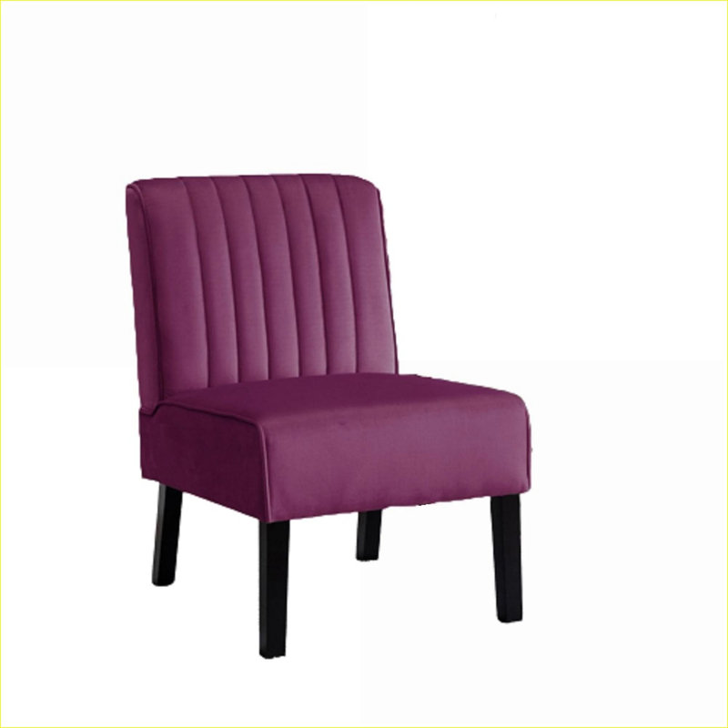 Ensemble de 2 chaises d'appoint Mid Century, Purple