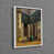 White Floater Framed
