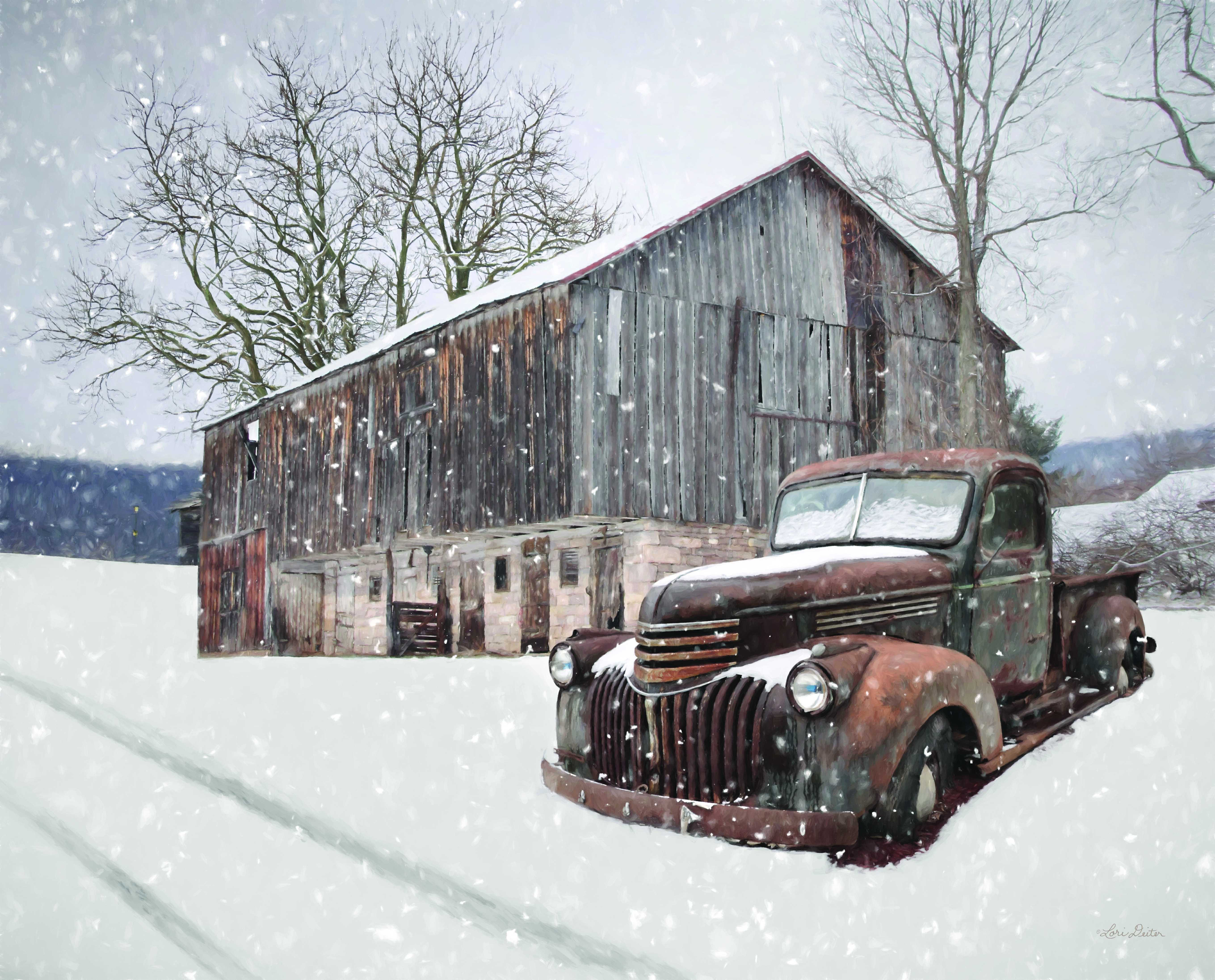 August Grove® Rustic Winter Charm by Lori Deiter - Wrapped Canvas Print ...