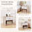 Modern Nightstand Bedside Table With Drawer Open Storage Shelf For Small Spaces-1351989200