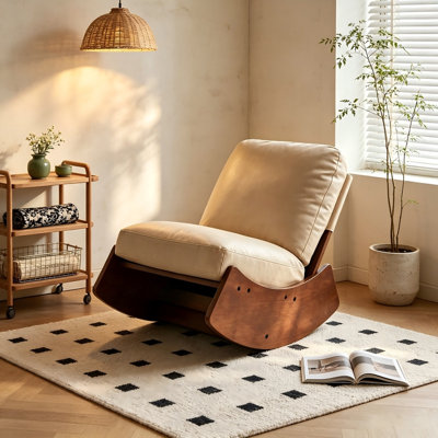Chaise berçante confortable
