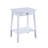 White Finish Accent Table-195306552