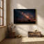 «Coyote Howling at the Moon», art sur toile - Texas Night Sky Wall Decor - Western rustic print-45336909