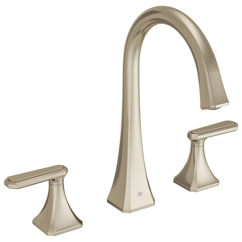 Belshire High Spout Widespread Bathroom Faucet, Brushed Nickel