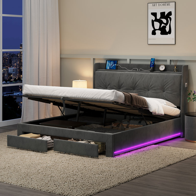 Solid Wood Bed