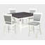 Table de salle à manger à hauteur de comptoir de style contemporain 1pc