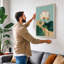Lotus in Bloom Botanical - Wrapped Canvas-110569841-110569868