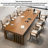 Solid Wood Slatted Base Rectangular Conference Table-54899946