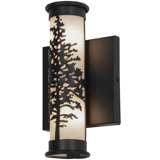 Rustic Lodge 2 - Light Flush Mounted Sconce