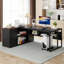 Bureau double caisson en L-206958368