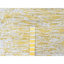 Tapis oriental de style moderne 9 pi x 9 pi, jaune, macaron, tissé à la main, en laine et en soie à base de plantes