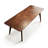 Brown Rectangular Solid Wood A-Frame Dining Table-200801069