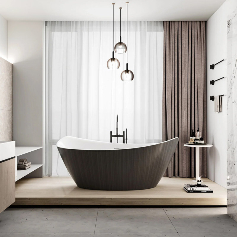 Baignoire autoportante de luxe Nouh, Bronze