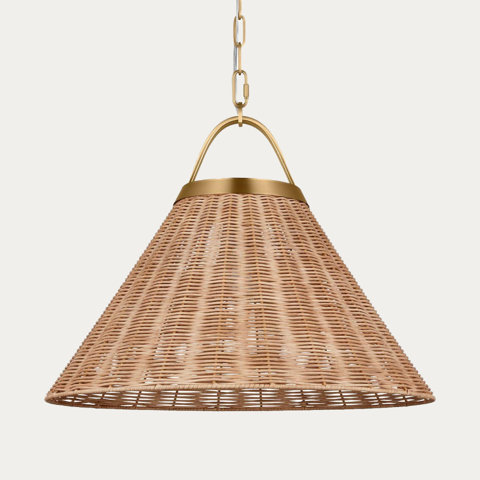 Whitby Light Gold Pendant