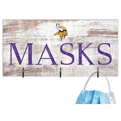 Wall 3 - Hook Wall Mounted Coat Rack