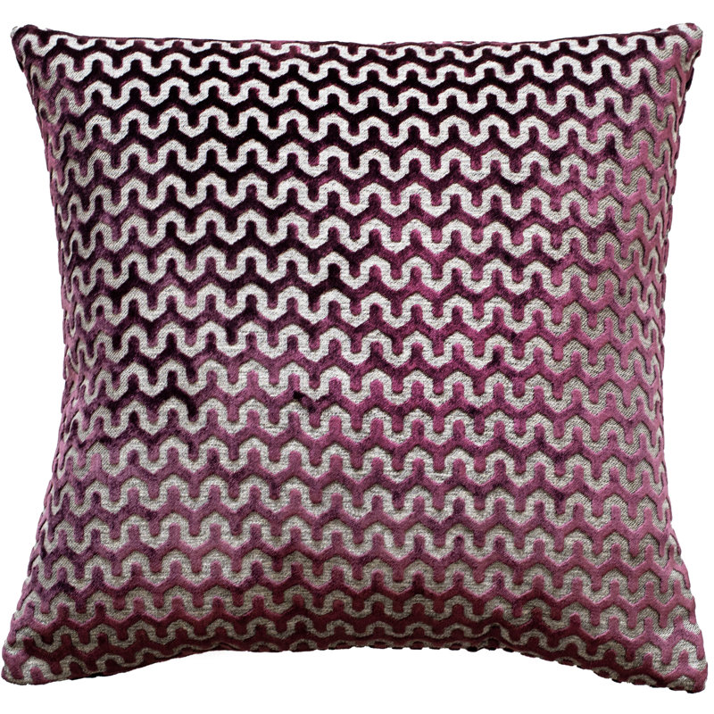 Erisnor Abstract Cushion, Aubergine